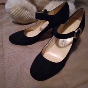 Heeled dress shoes, Liz Claiborne, black, 8.5M